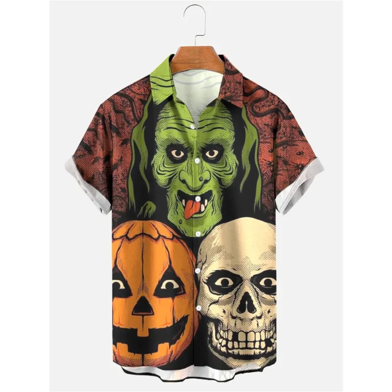 2024 Retro Casual Collar Man's Hawaiian Shirt Cotton With Costume Short Sleeve Top Designer Camisa Floral Masculina