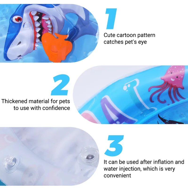 Cat Water Play Mat with Fish Toy - Image 5